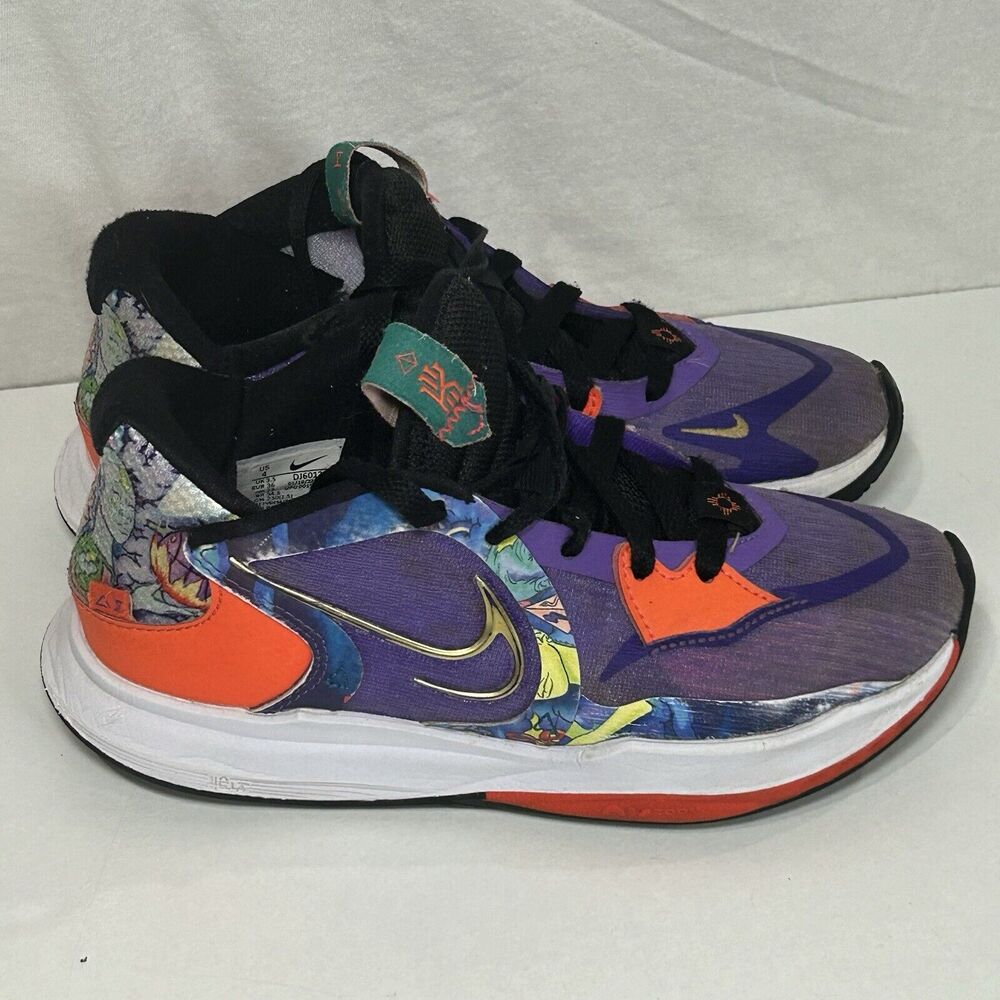 Nike Kyrie Low 5 Basketball‎ Shoes Men’s 4 Women’s 5.5 Black Grape Jewell Loyd